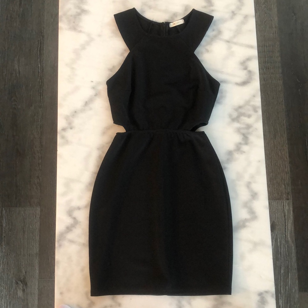 Everly Black cocktail dress